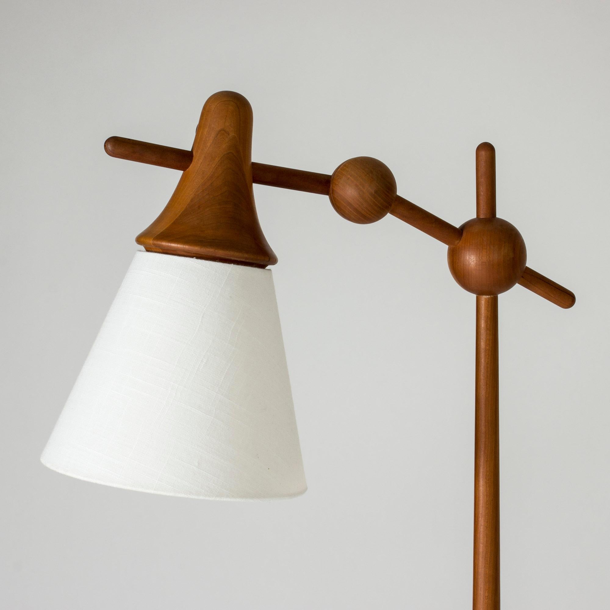 Scandinavian Modern Teak Floor Lamp from Haslev, Denmark, 1960s