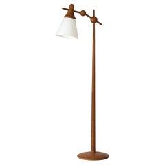 Teak Floor Lamp from Haslev, Denmark, 1960s