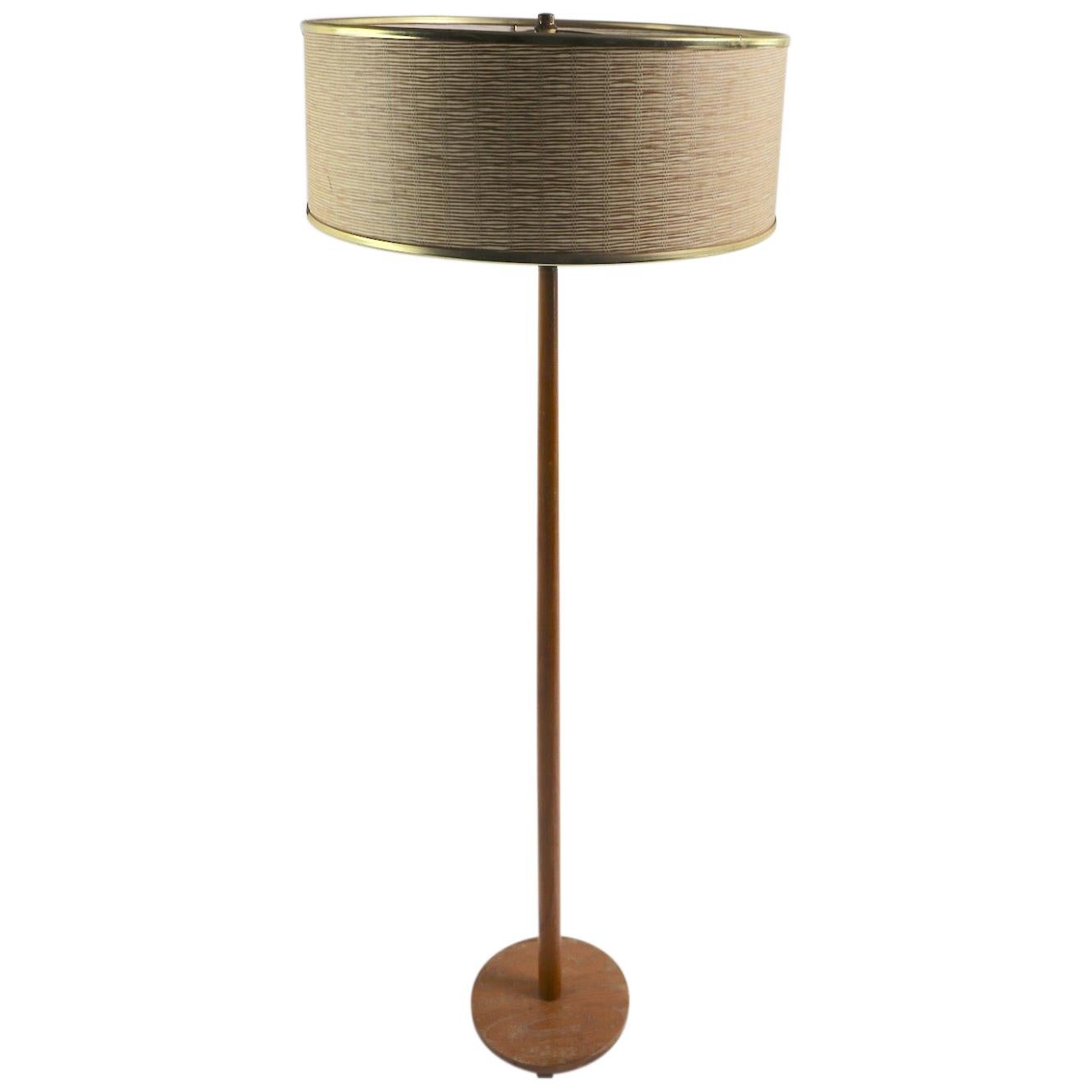 Teak Floor Lamp Made in Sweden