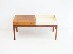 Teak Flower Table with a Drawer by Engström & Myrstrand