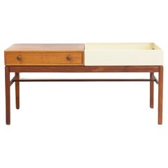 Used Teak Flower Table with a Drawer by Engström & Myrstrand