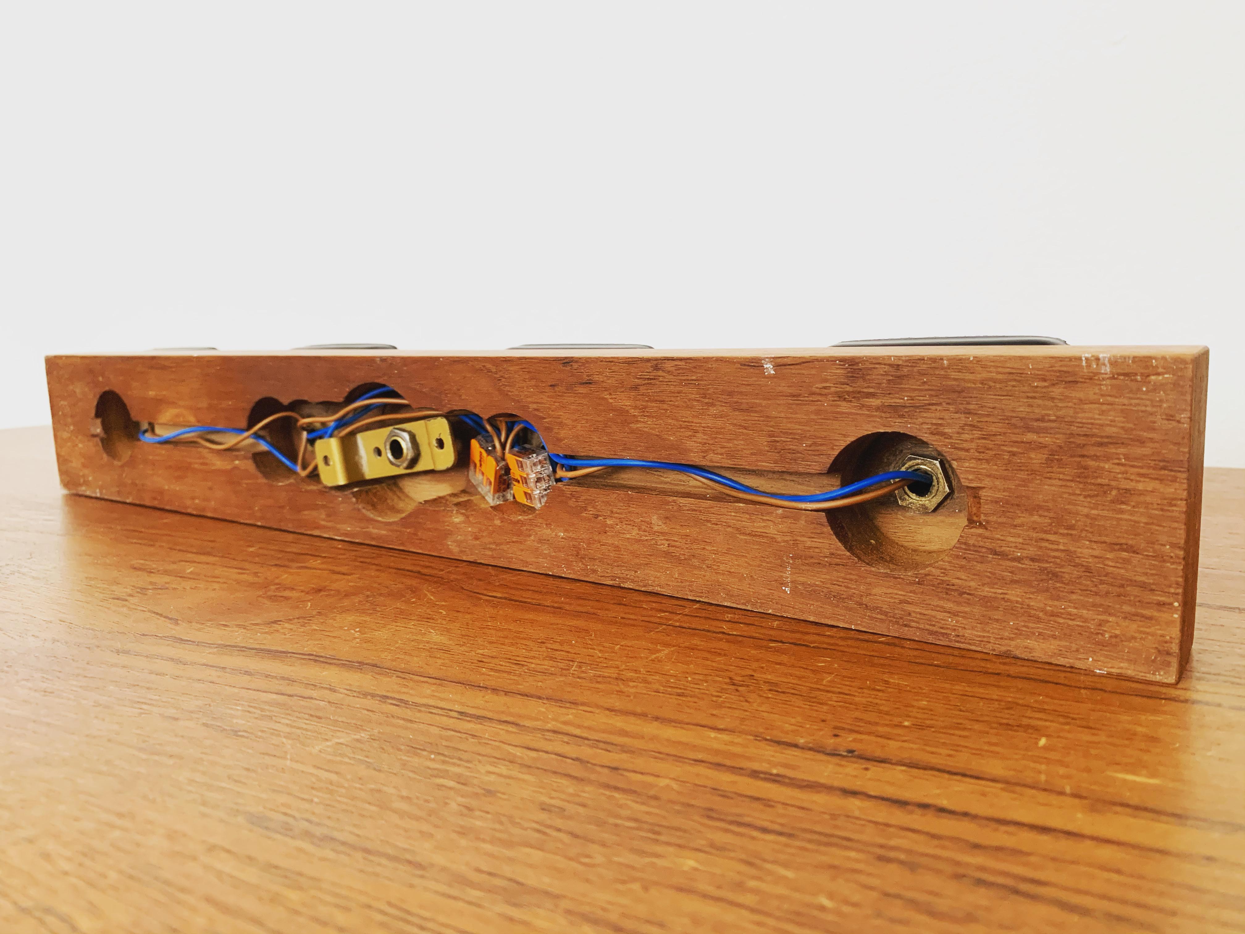 Teak Flush Lamp For Sale 5