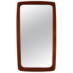 Teak Framed Mirror, Denmark 1960s