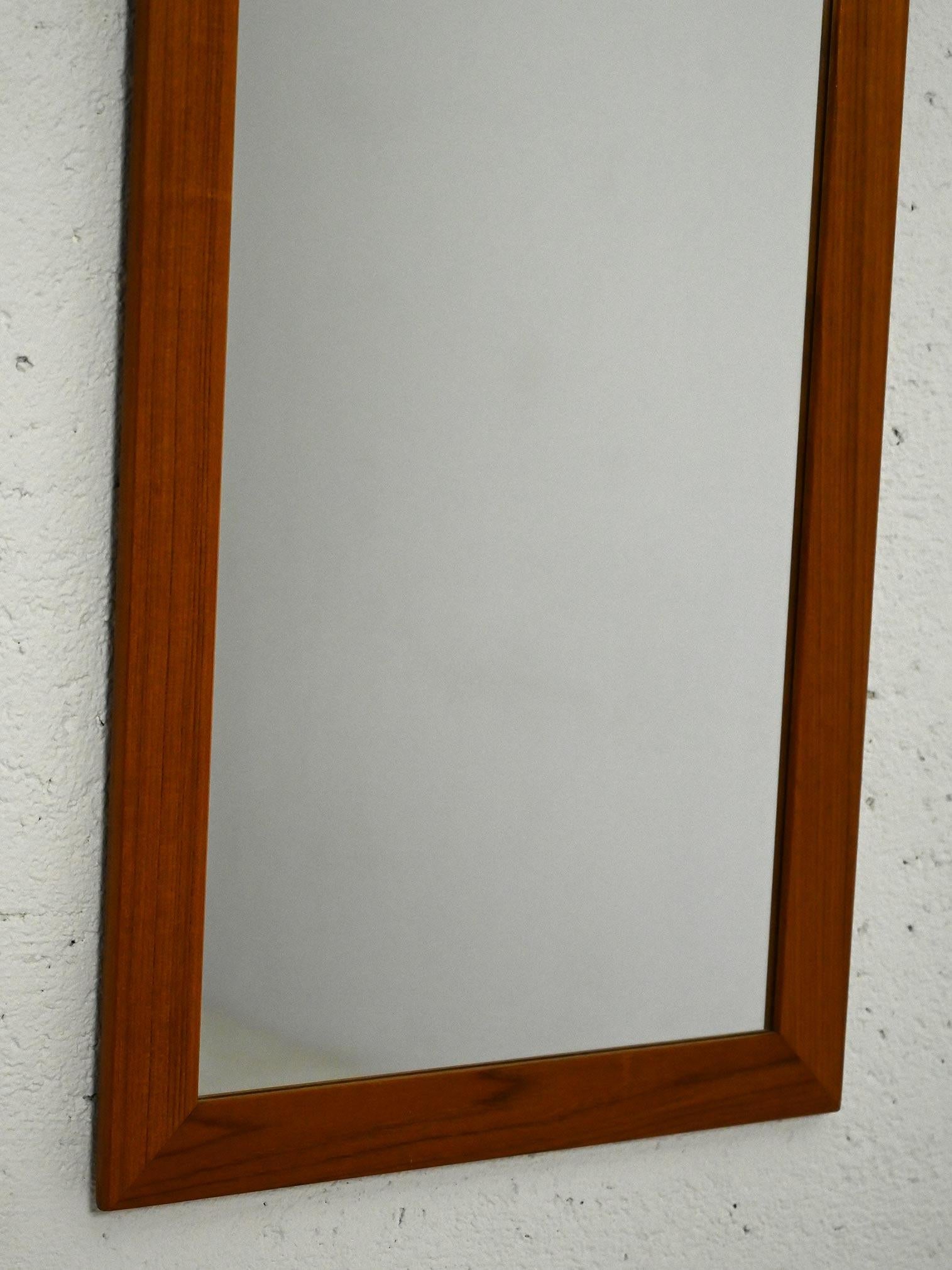 Mid-20th Century Teak framed mirror For Sale