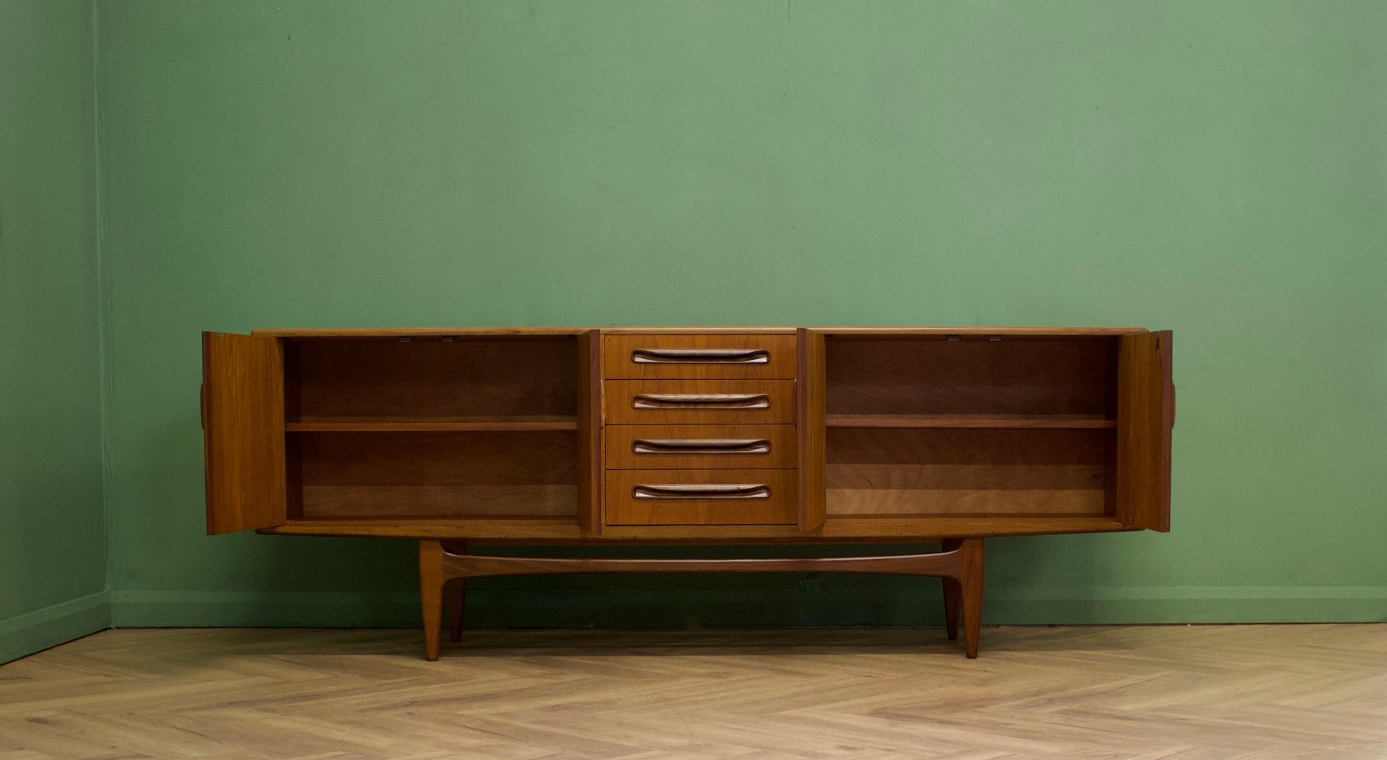 Teak Fresco Sideboard from G-Plan, 1960s In Good Condition For Sale In South Shields, GB