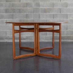 Teak Gateleg Dining Table by Hvidt & Mølgaard-Nielsen France & Søn 1950s