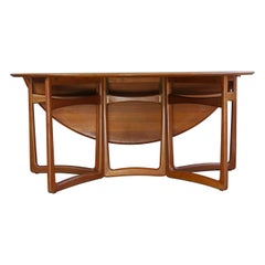 Teak Gateleg Dining Table by Hvidt & Mølgaard-Nielsen France & Søn 1950s