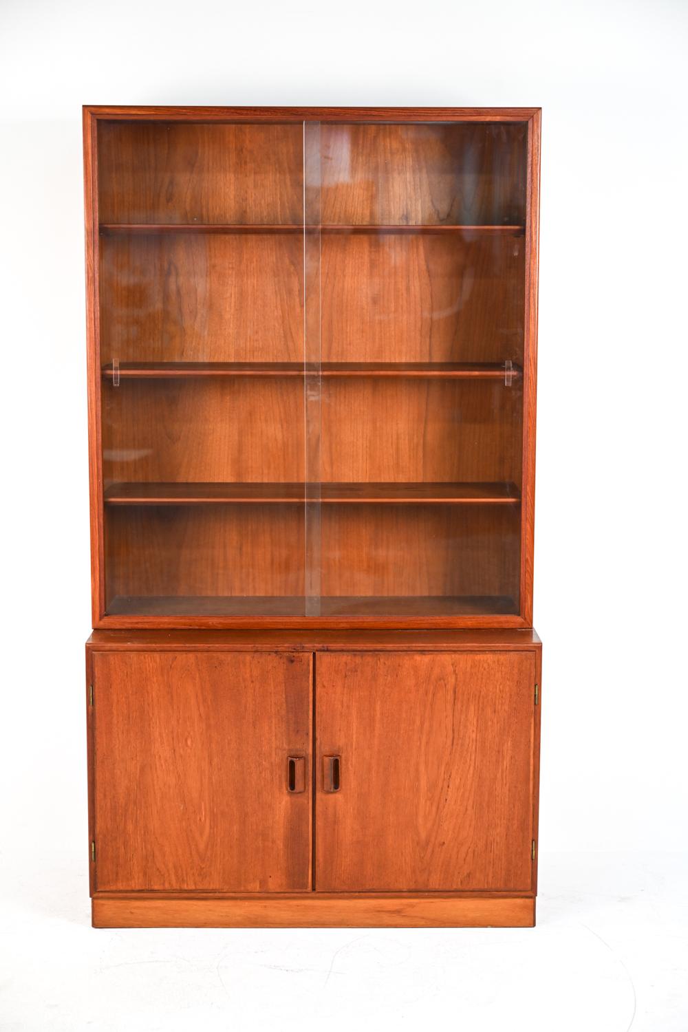glass front bookcase