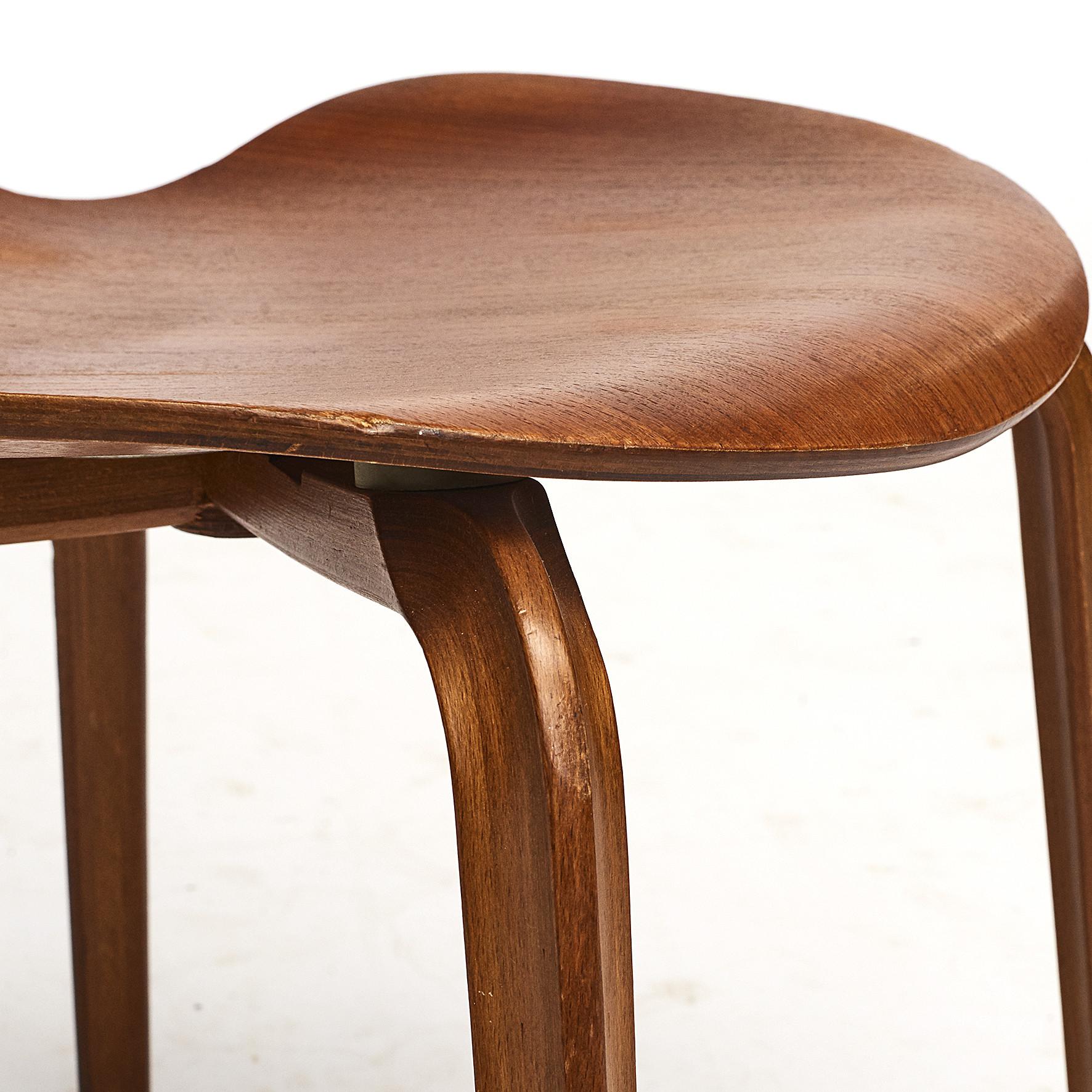 Teak Grand Prix Chairs by Arne Jacobsen, Set of Six 1
