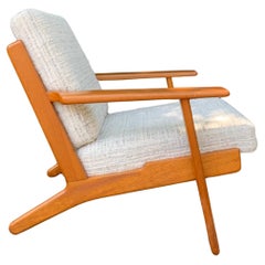 Vintage Teak Hans Wegner Lounge Chair GE290 by GETAMA - Fully Restored