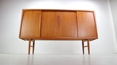Teak Highboard by Axel Christensen for Aco Møbler in the 1960s