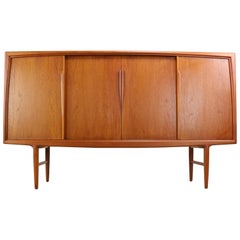 Teak Highboard by Axel Christensen for Aco Møbler in the 1960s