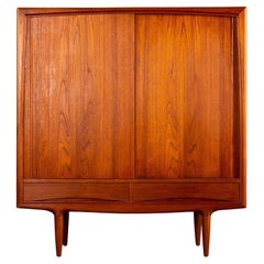 Teak Highboard by Axel Christensen Odder, Danish Midcentury