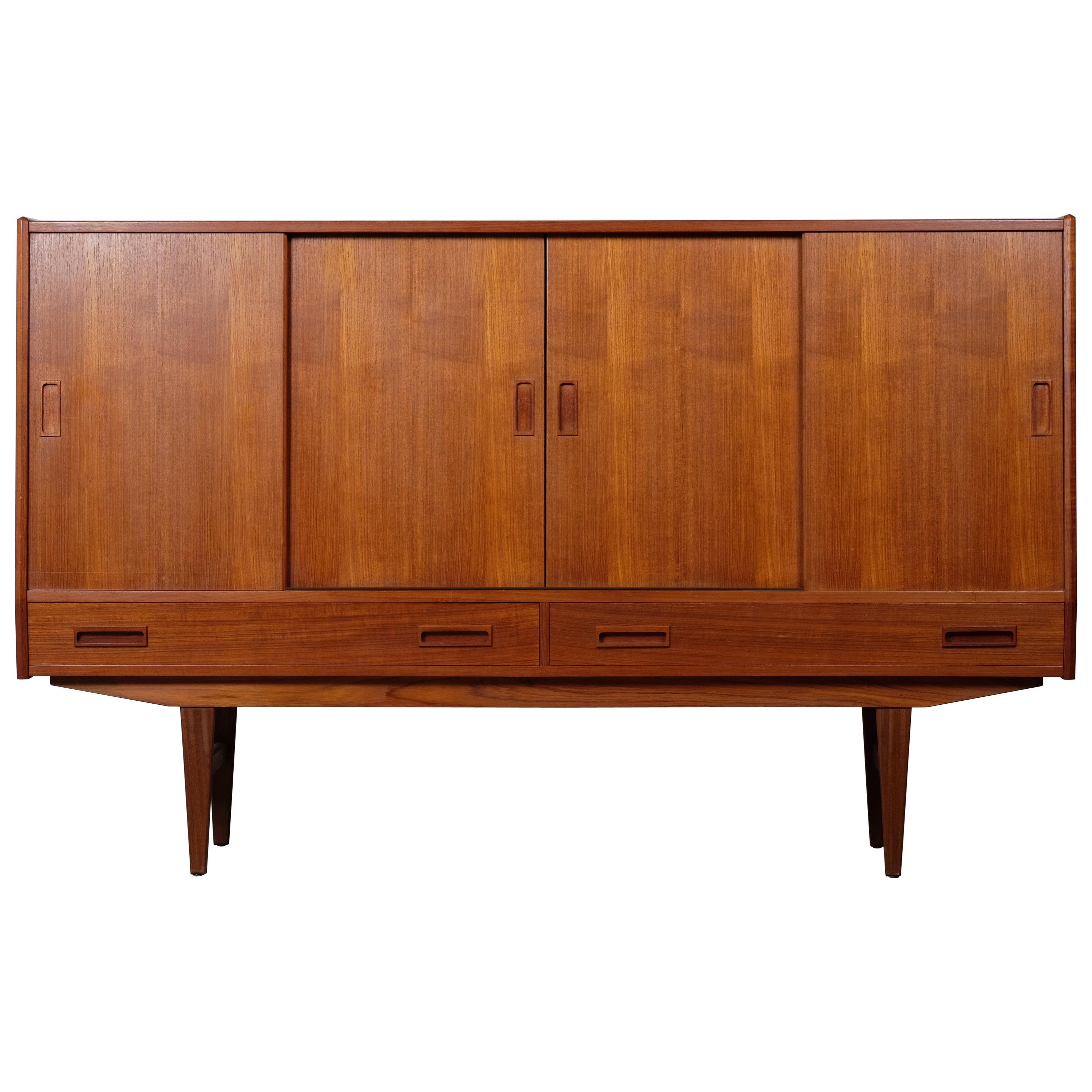 Teak Highboard by Børge Seindal for P. Westergaard, Danish Design, 1960s