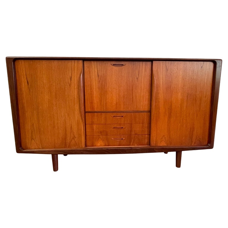 Teak Highboard by H.W. Klein for Bramin 1960s For Sale