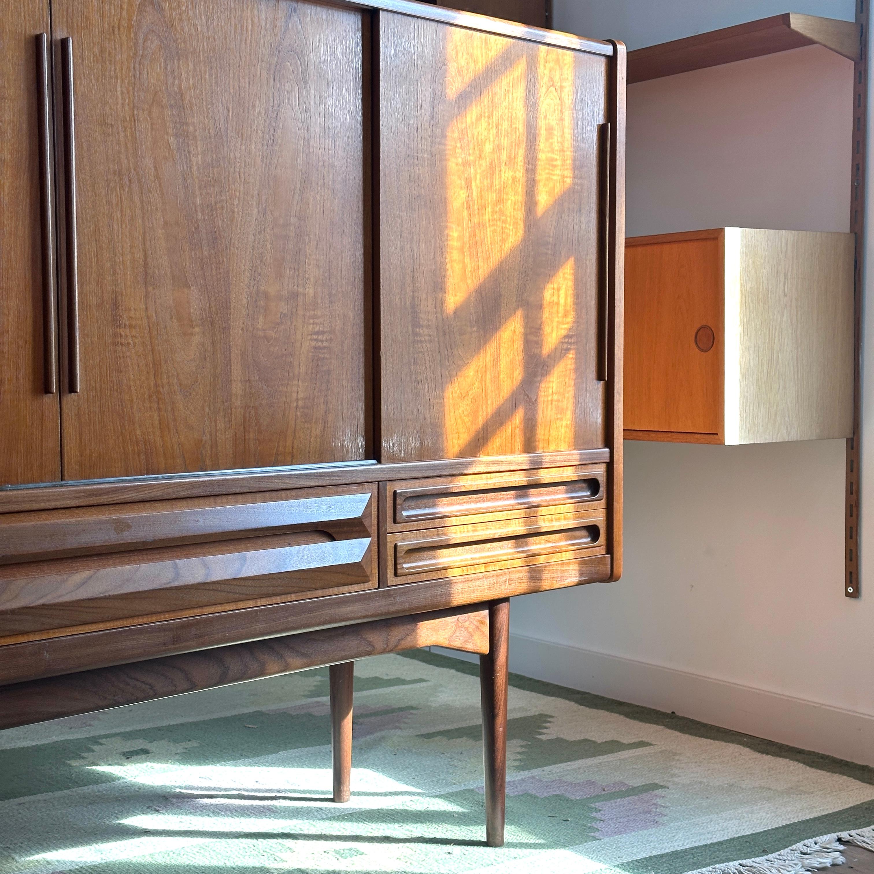 Teak Highboard by Johannes Andersen For Sale 2