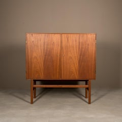 Teak Highboard by Ole Wanscher for Poul Jeppesen, 1960s, Danish Design