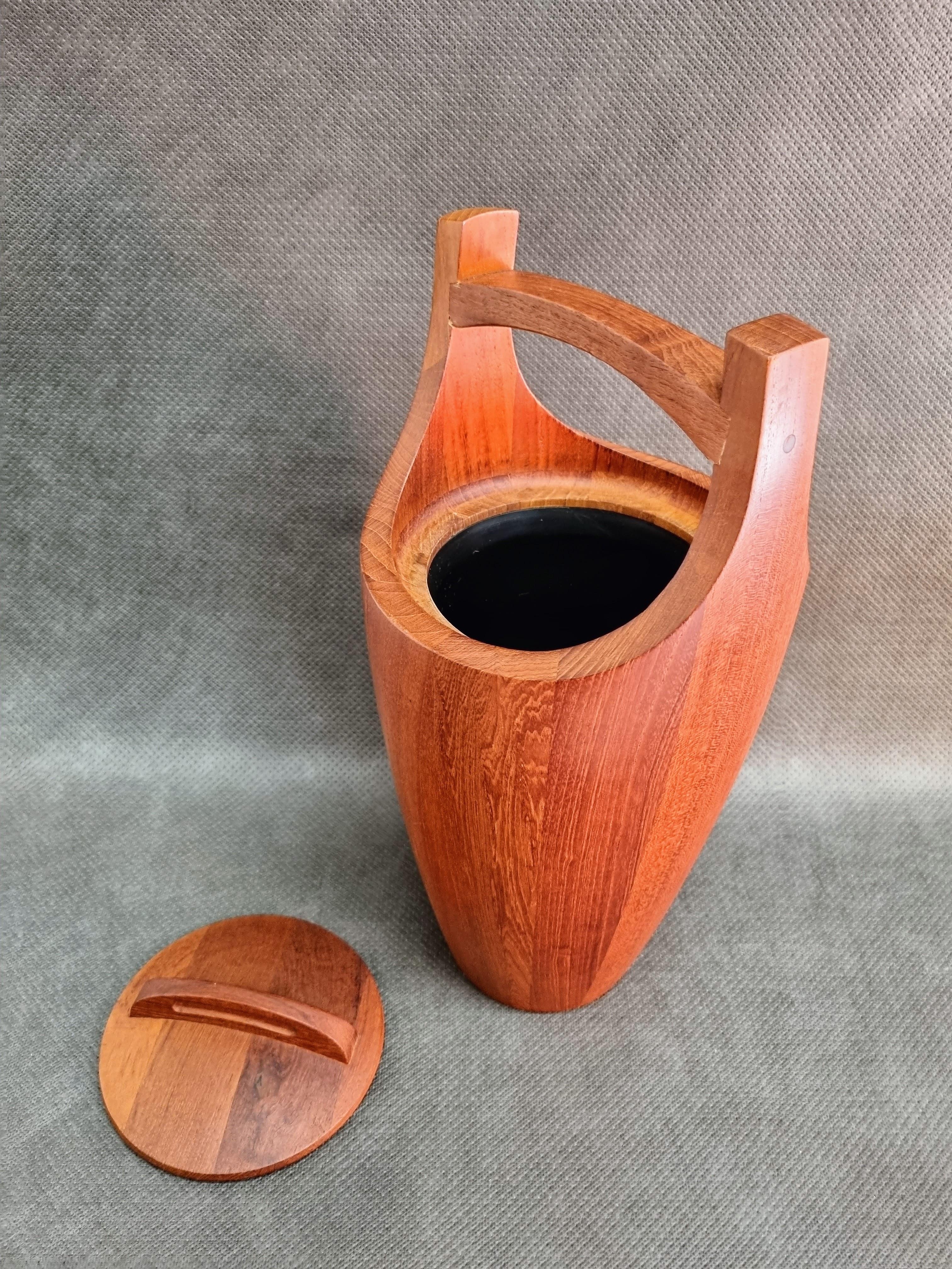 Mid-20th Century Teak ice bucket by Jens Harald Quistgaard For Sale