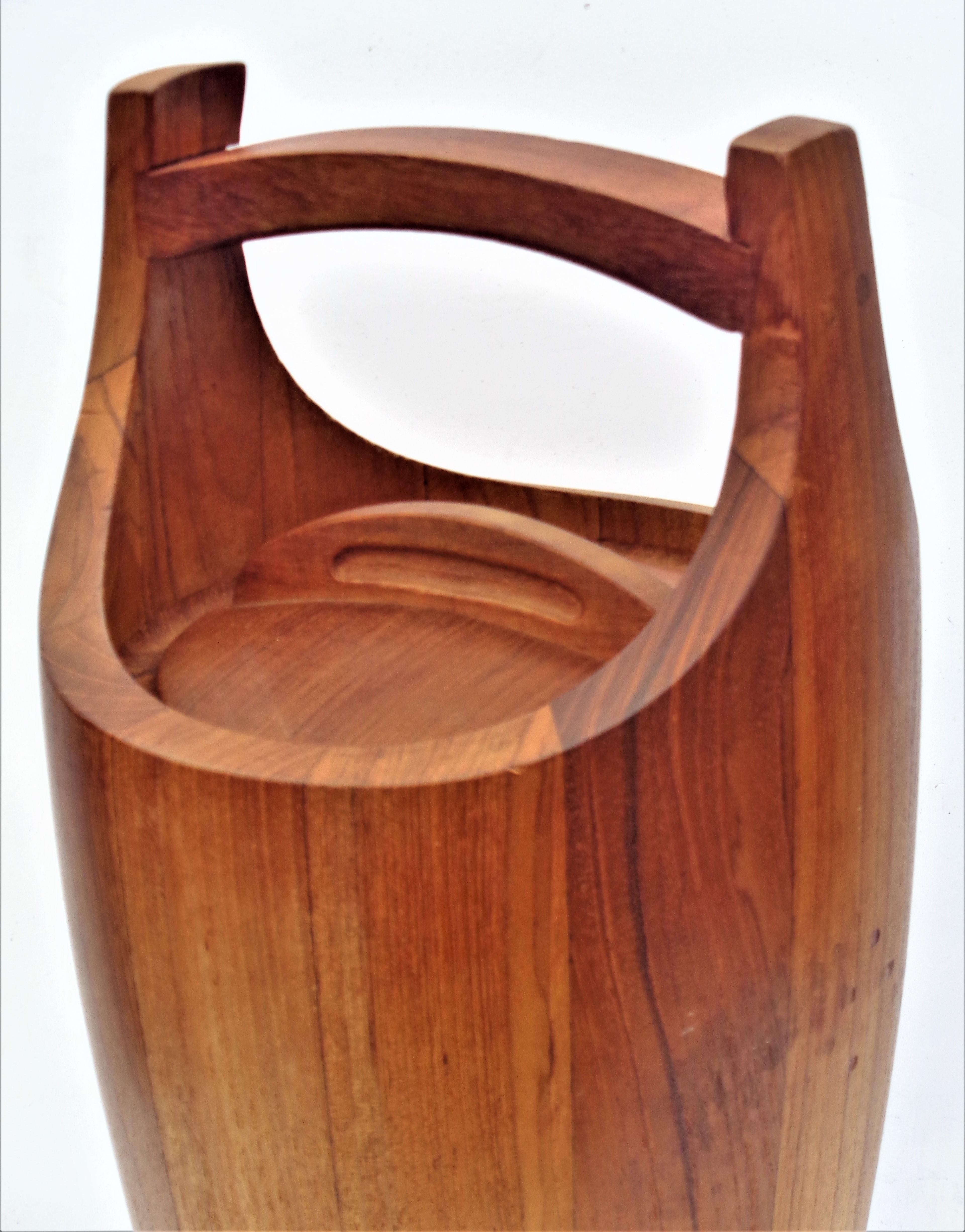 20th Century Teak Ice Bucket 