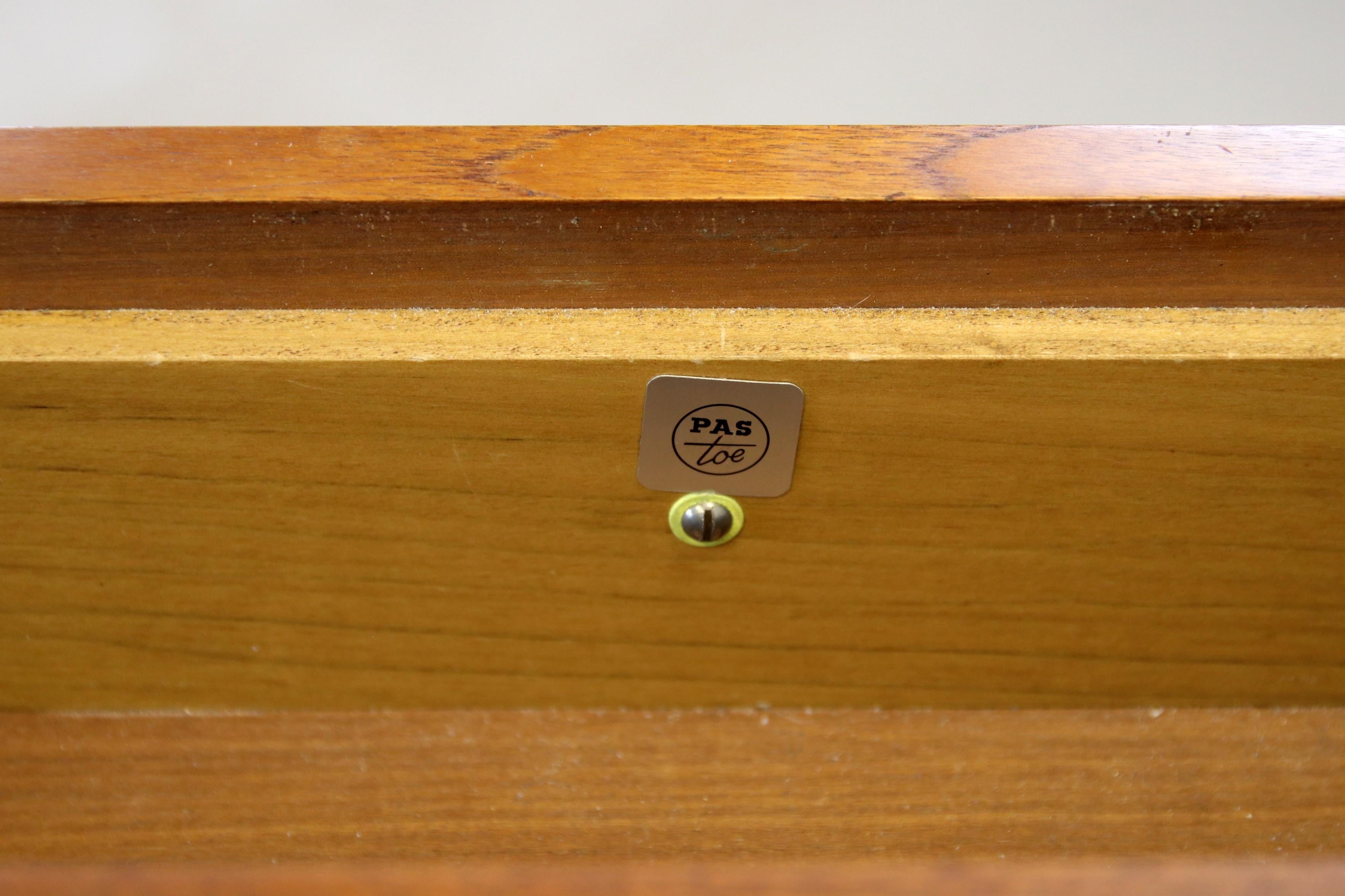 20th Century Teak Japanese Series Chest of drawers by Cees Braakman for Pastoe Model DU10