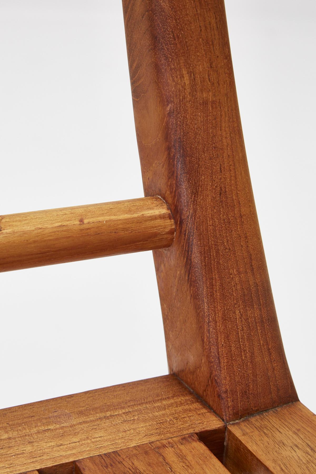 Teak Klismos Side or Dining Chair by Michael Taylor Collections 2