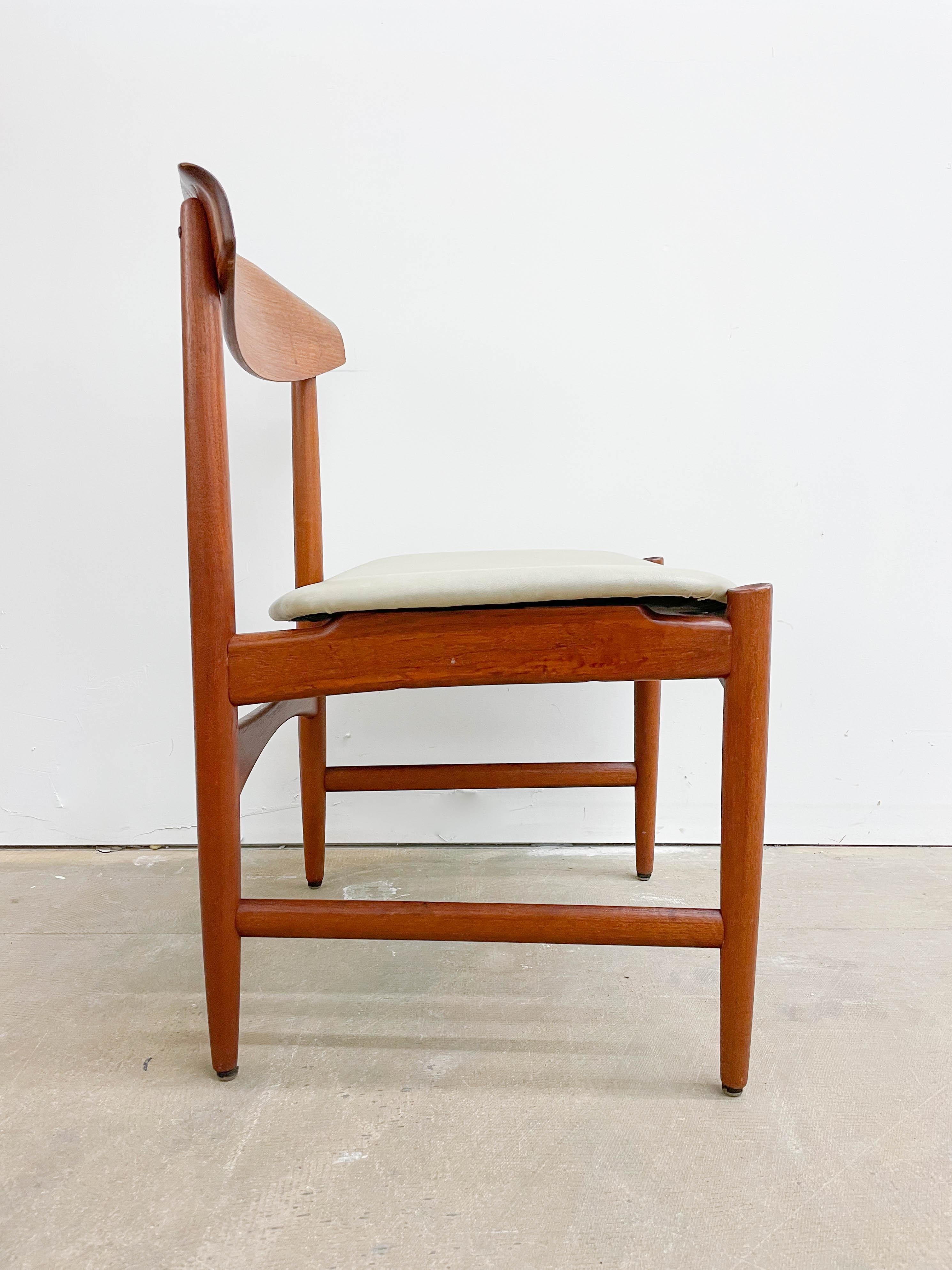 Teak Kofod Larsen Side Chair For Sale 4