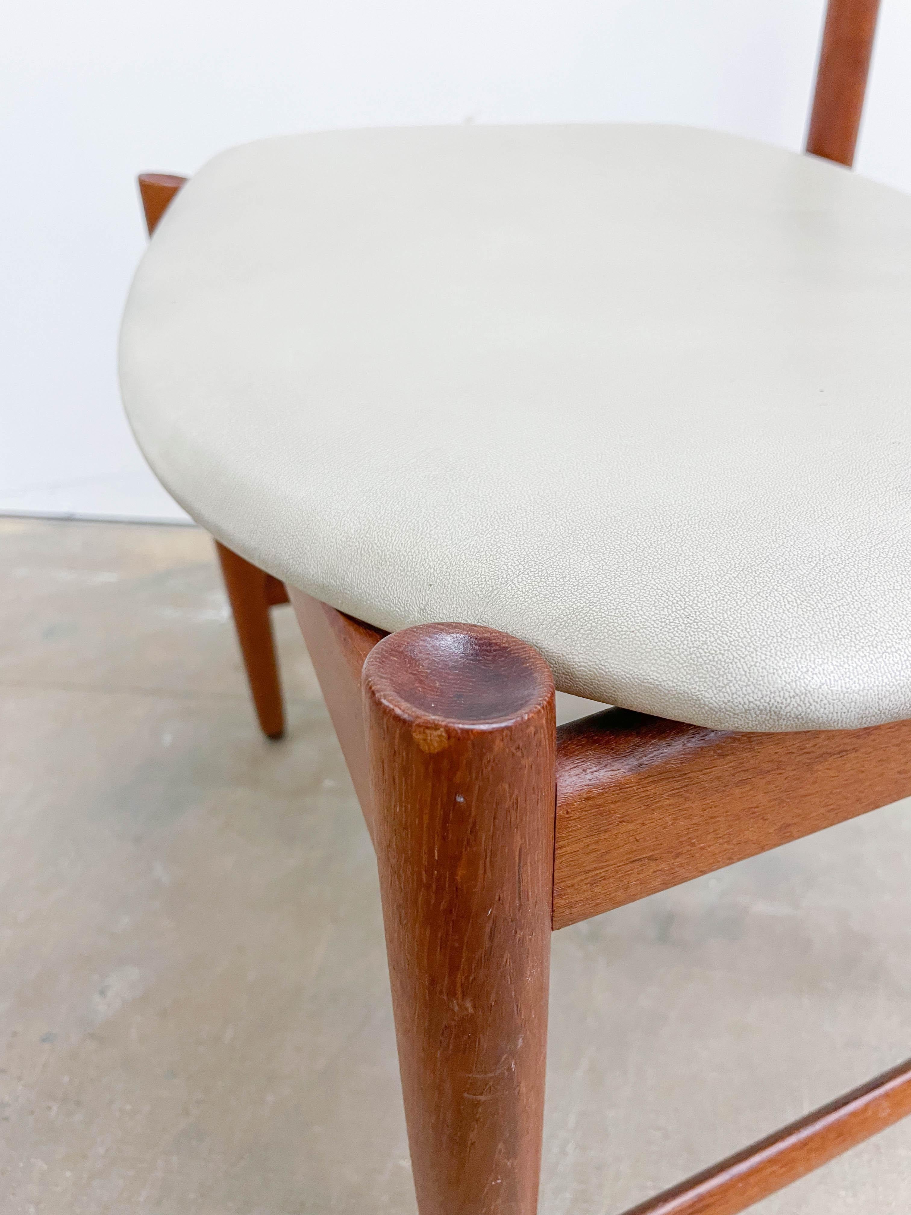 Teak Kofod Larsen Side Chair For Sale 5
