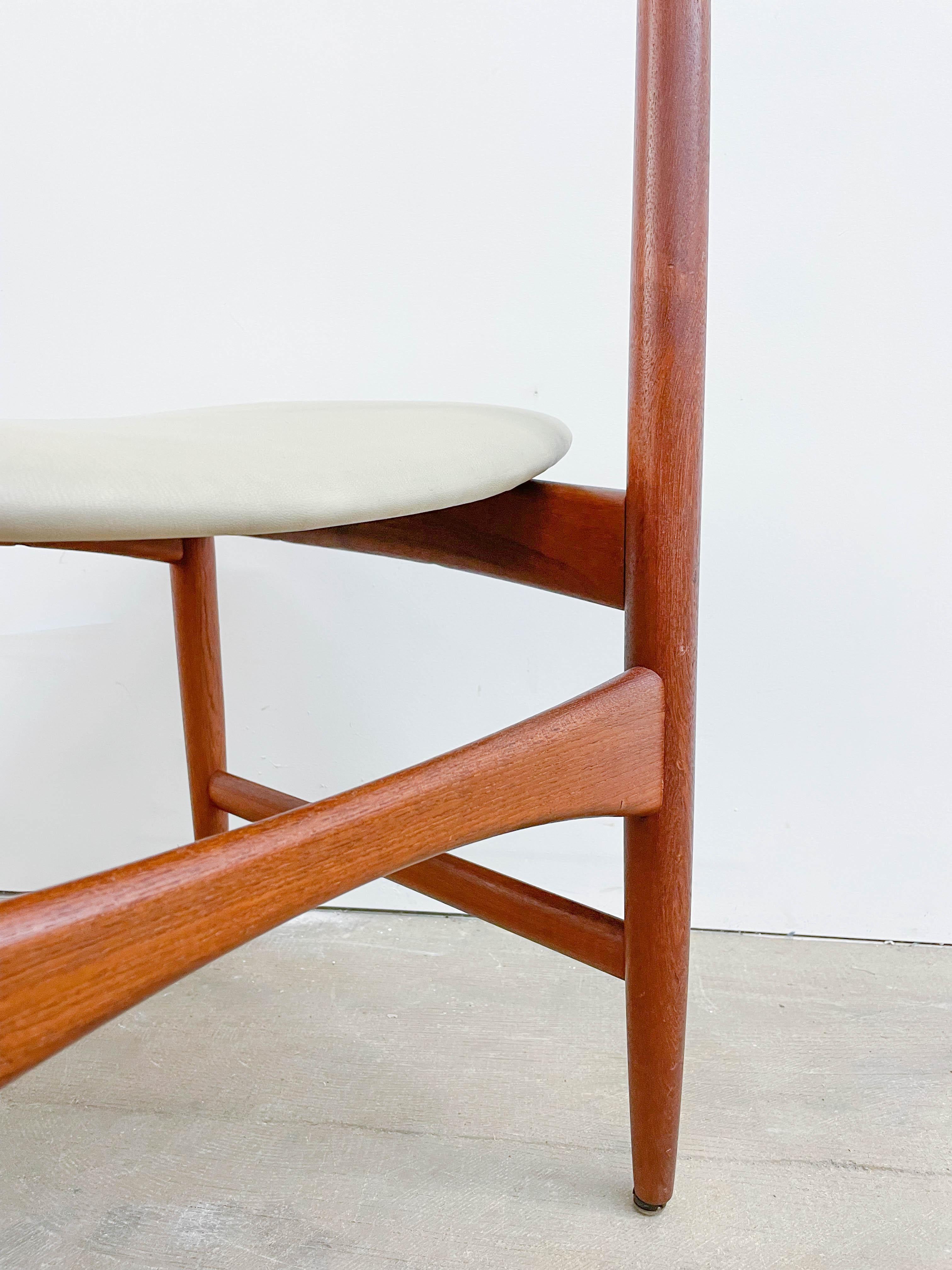 Teak Kofod Larsen Side Chair For Sale 7