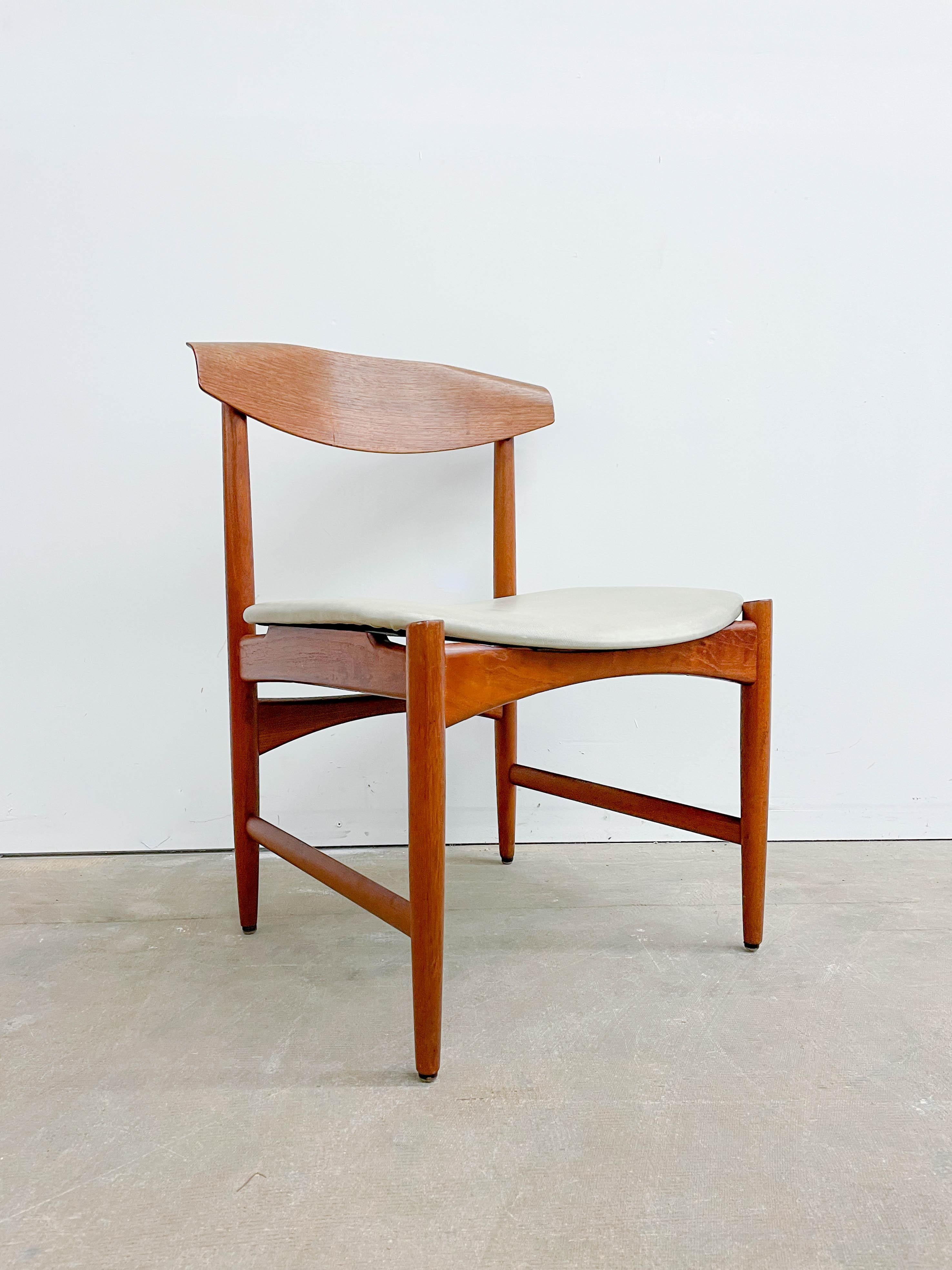 Teak Kofod Larsen Side Chair For Sale 9
