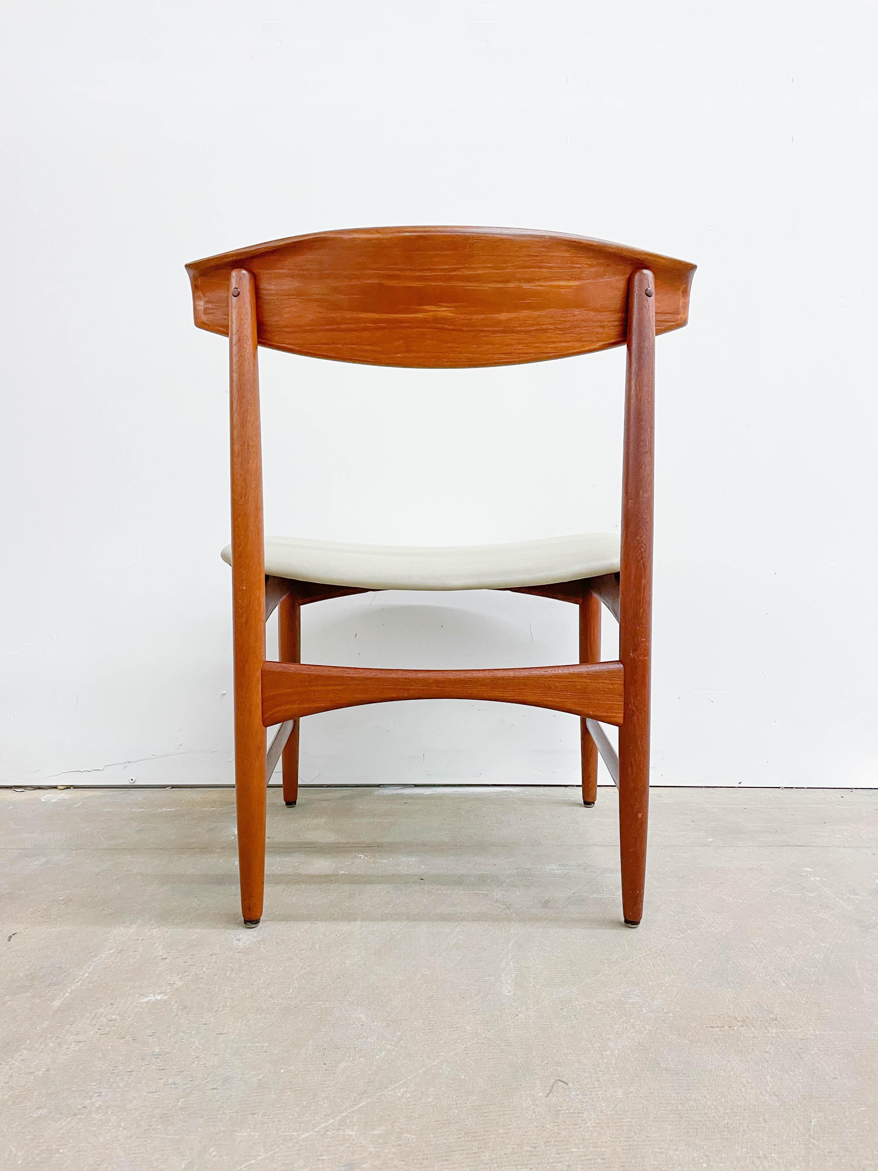 Danish Teak Kofod Larsen Side Chair For Sale