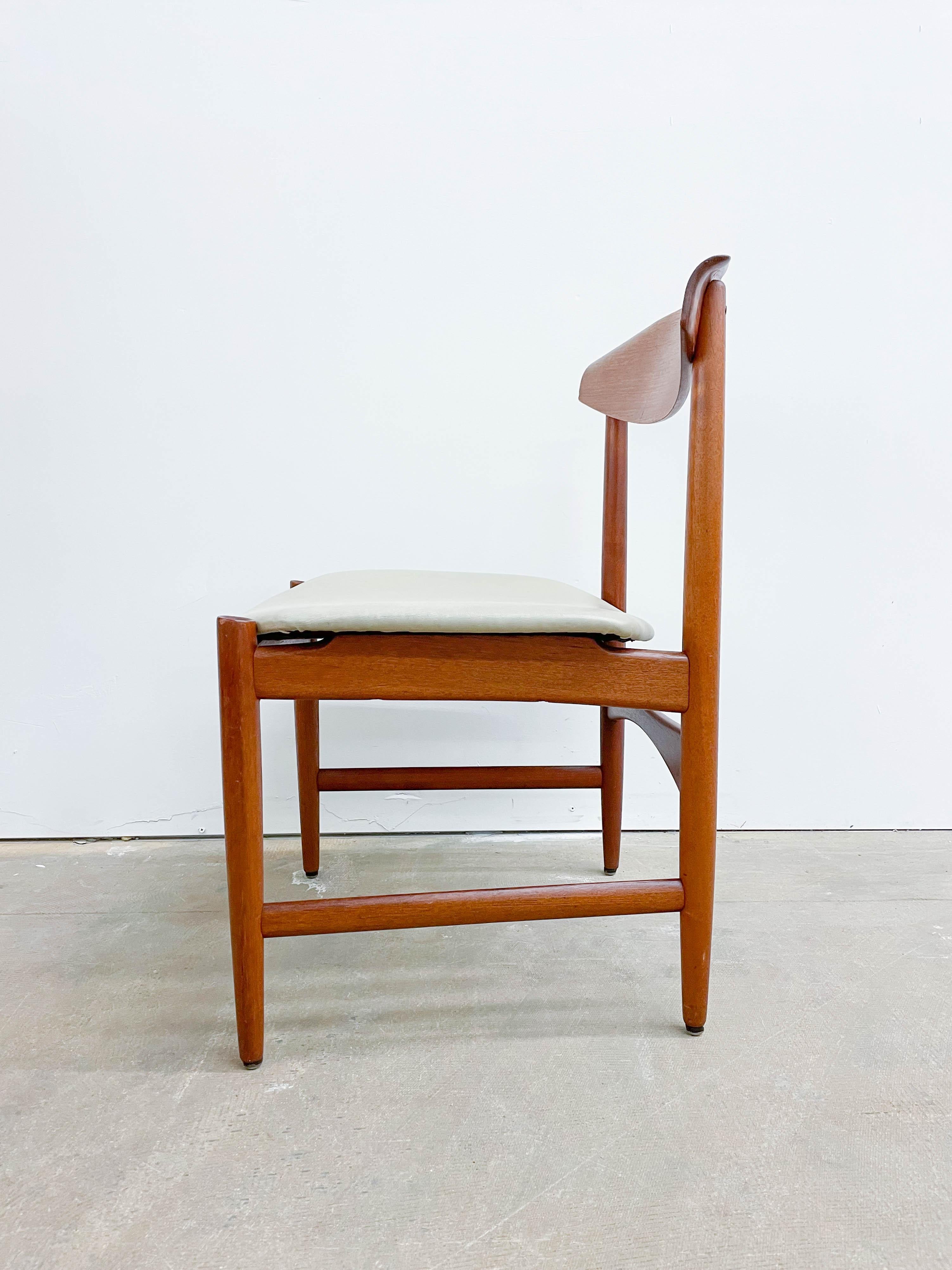 Teak Kofod Larsen Side Chair For Sale 1