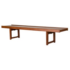 Teak "Krobo" Bench by Torbjørn Afdal for Bruksbo, Norway, 1960s