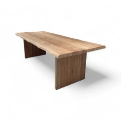 Teak Live Edge Outdoor Dining Table
