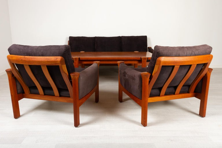Teak Living Room Set by Arne Vodder for Cado, 1970s at 1stDibs
