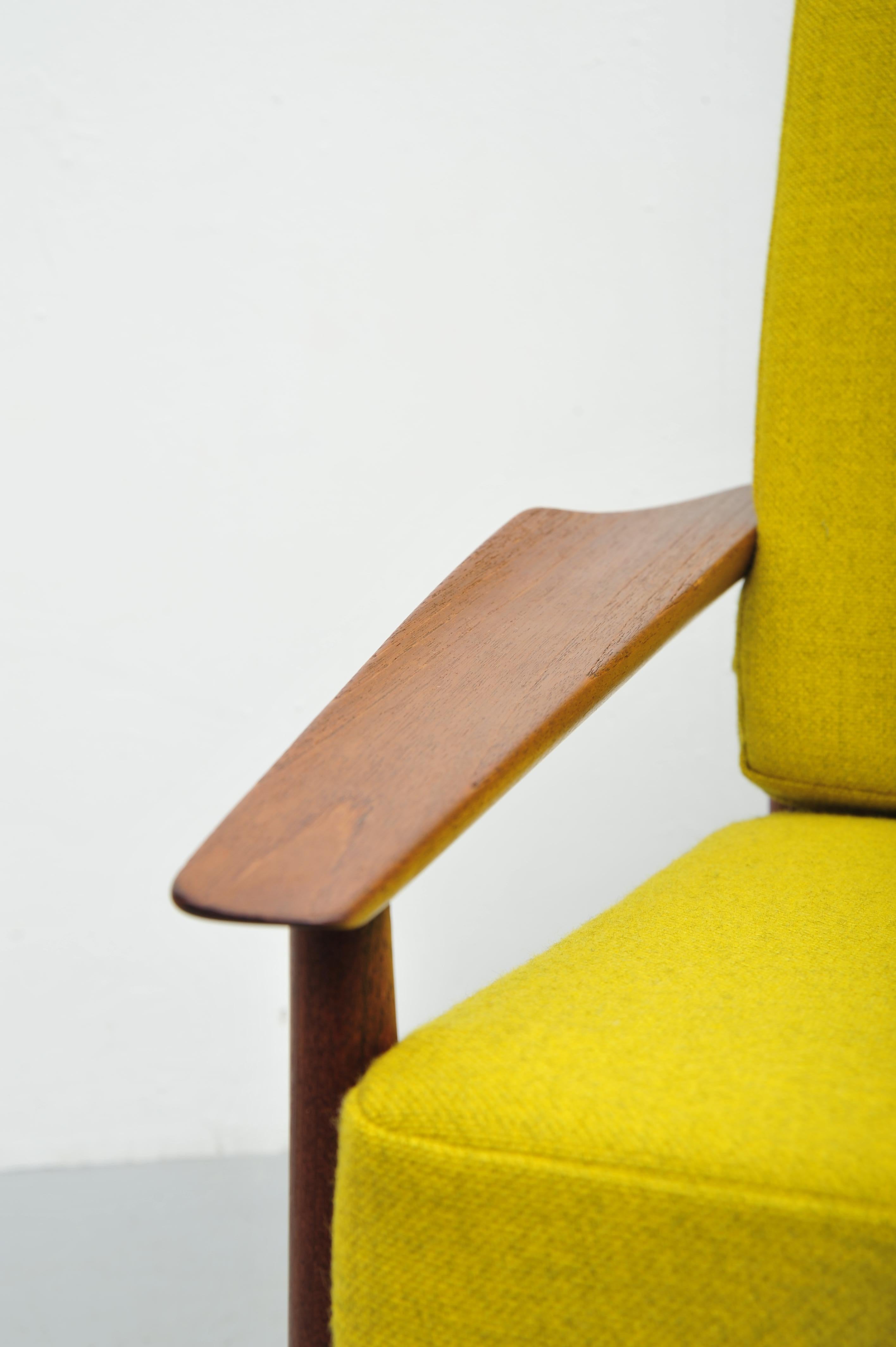 Chaise longue en teck par Arne Vodder pour Glostrup, années 1950 en vente 3