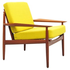 Teak Lounge Chair by Arne Vodder for Glostrup, 1950s