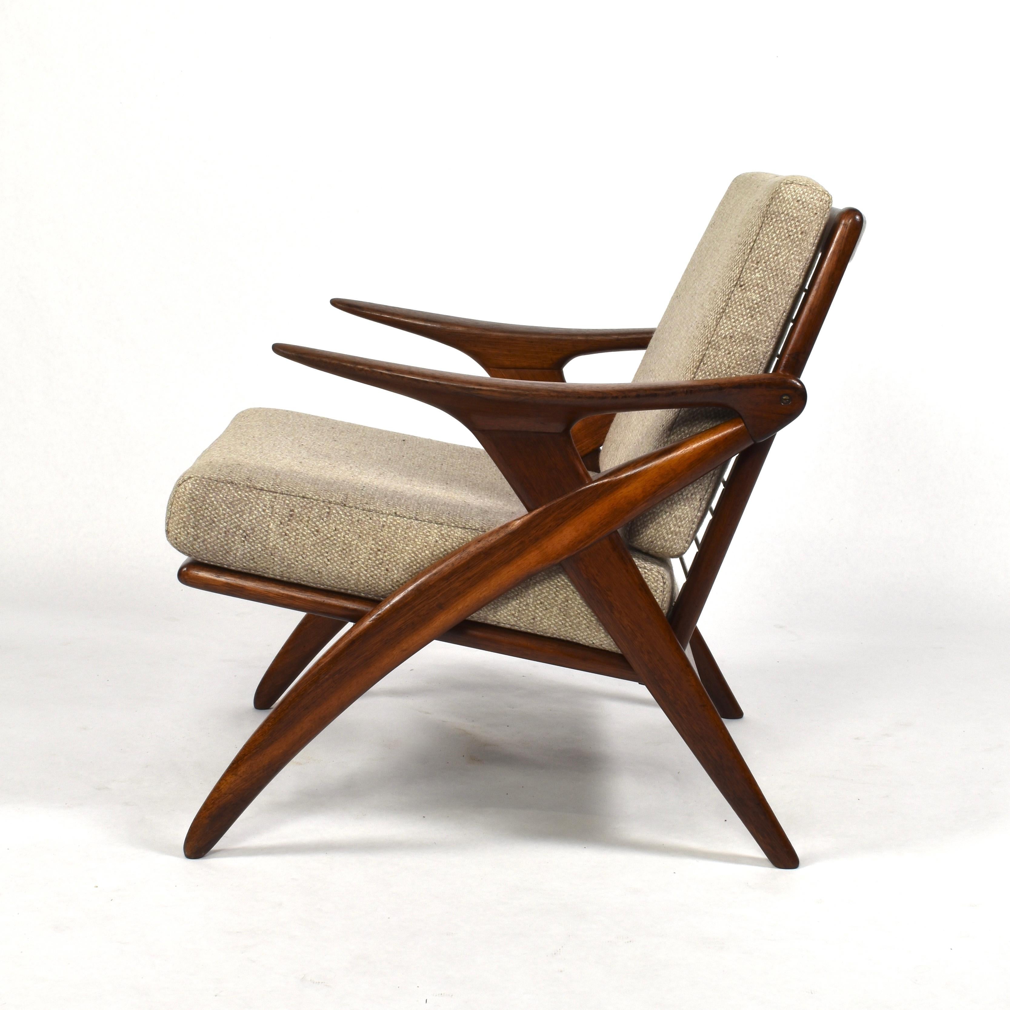 Teak Lounge Chair by De Ster Gelderland, Netherlands, circa 1960 2