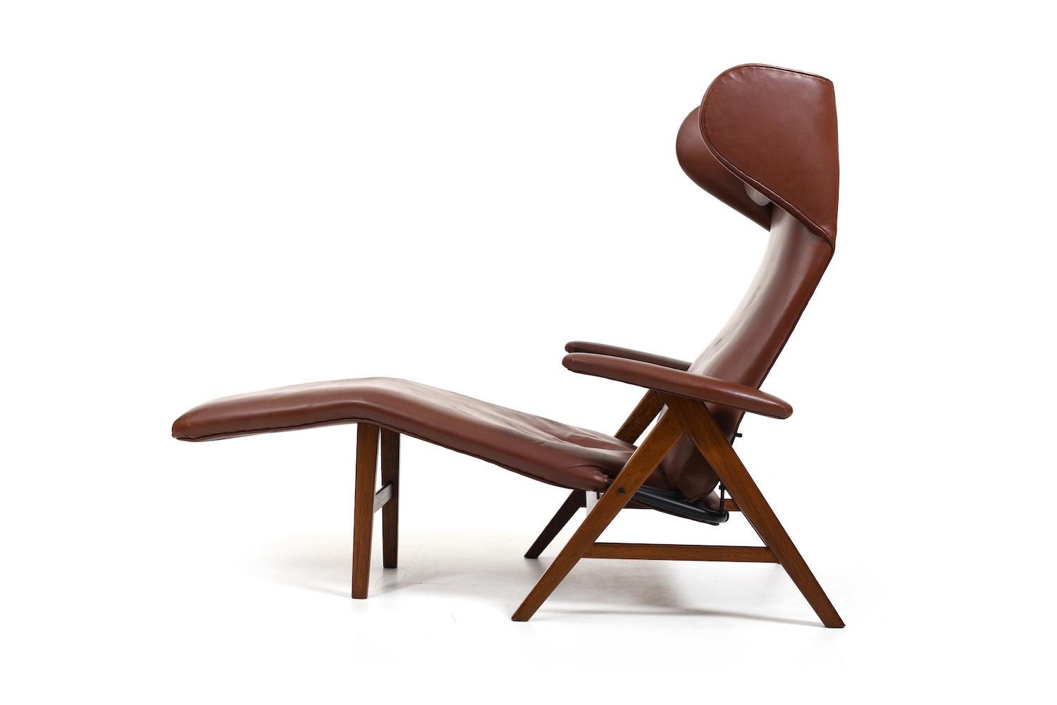 Scandinavian Modern Teak Lounge Chair by Henry W. Klein for Bramin 1950s