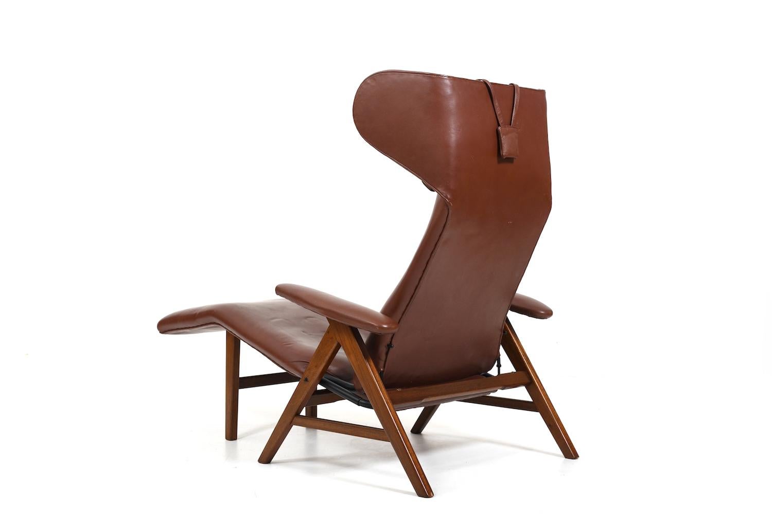 Teak Lounge Chair by Henry W. Klein for Bramin 1950s 1
