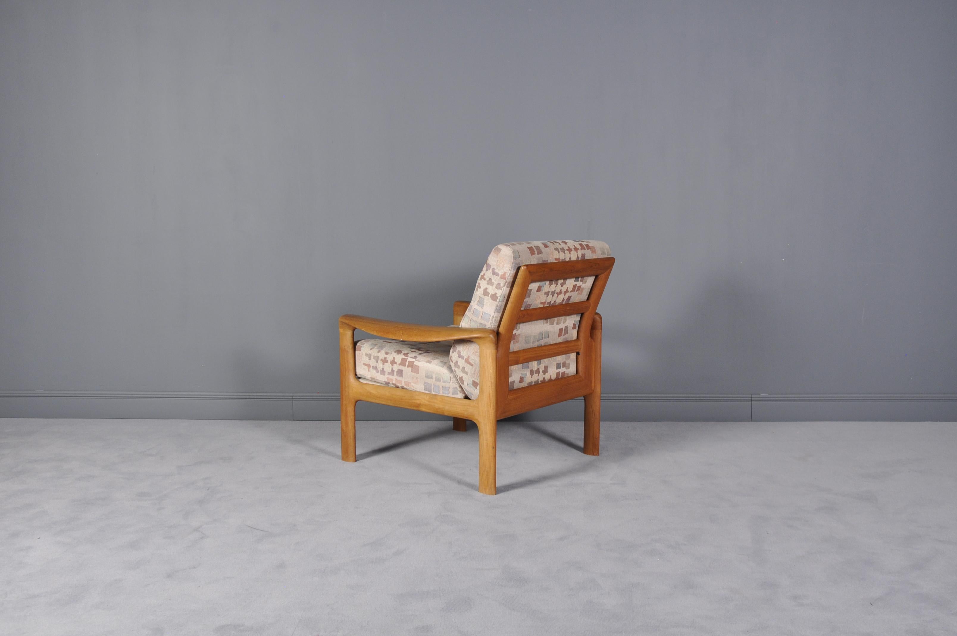 Danish Teak Lounge Chair by Sven Ellekaer for Komfort, 1960s