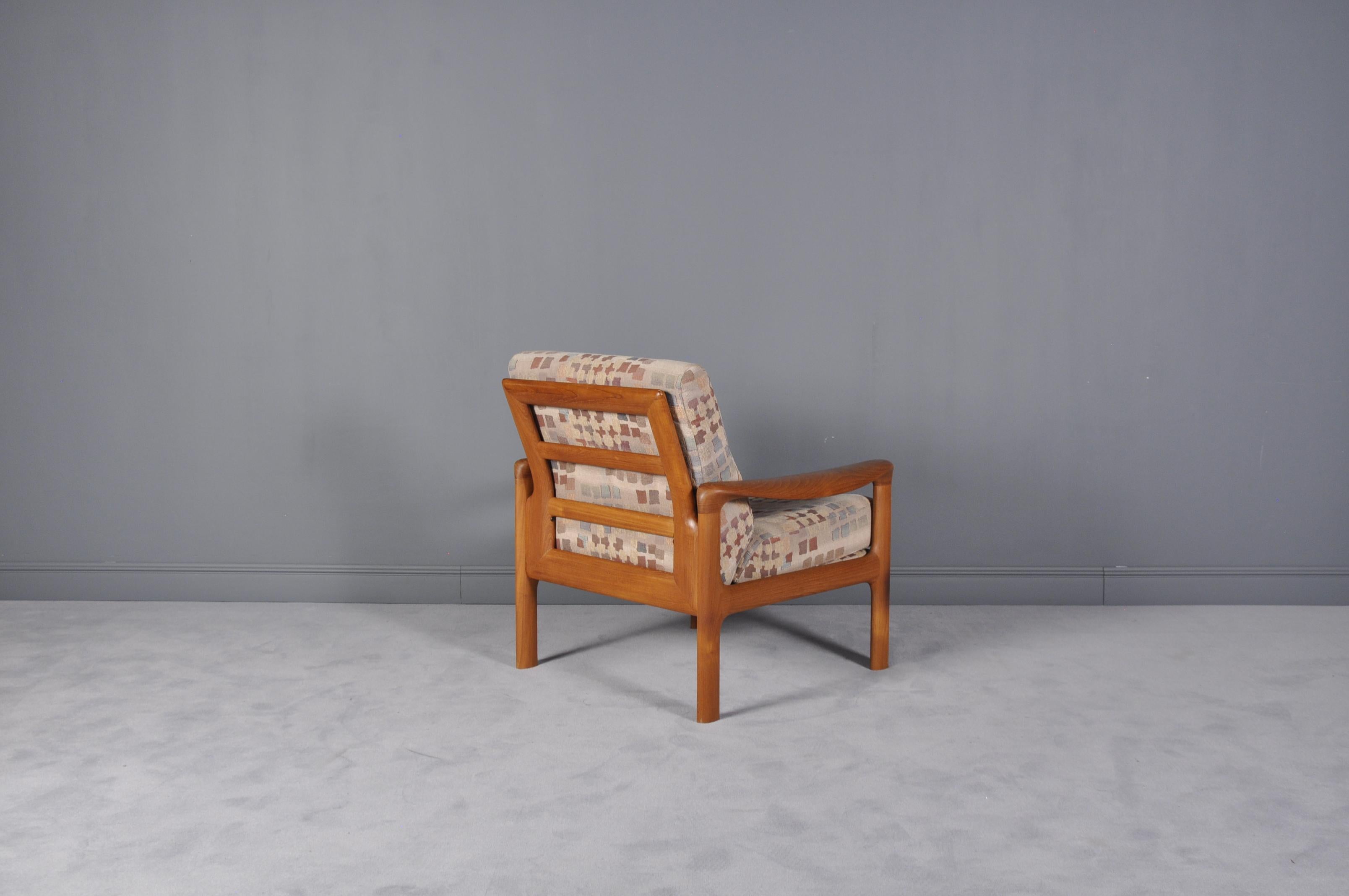 Mid-20th Century Teak Lounge Chair by Sven Ellekaer for Komfort, 1960s