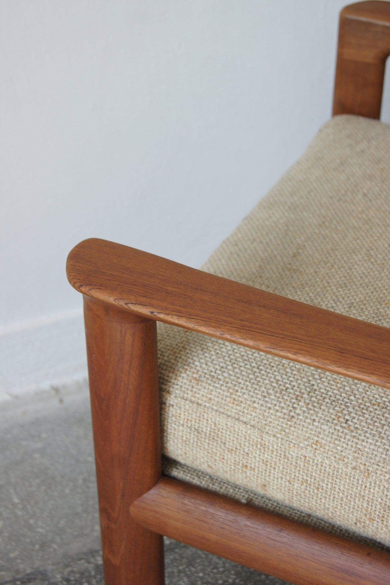Teak Lounge Chair by Sven Ellekaer for Komfort, Denmark, 1960s For Sale 4