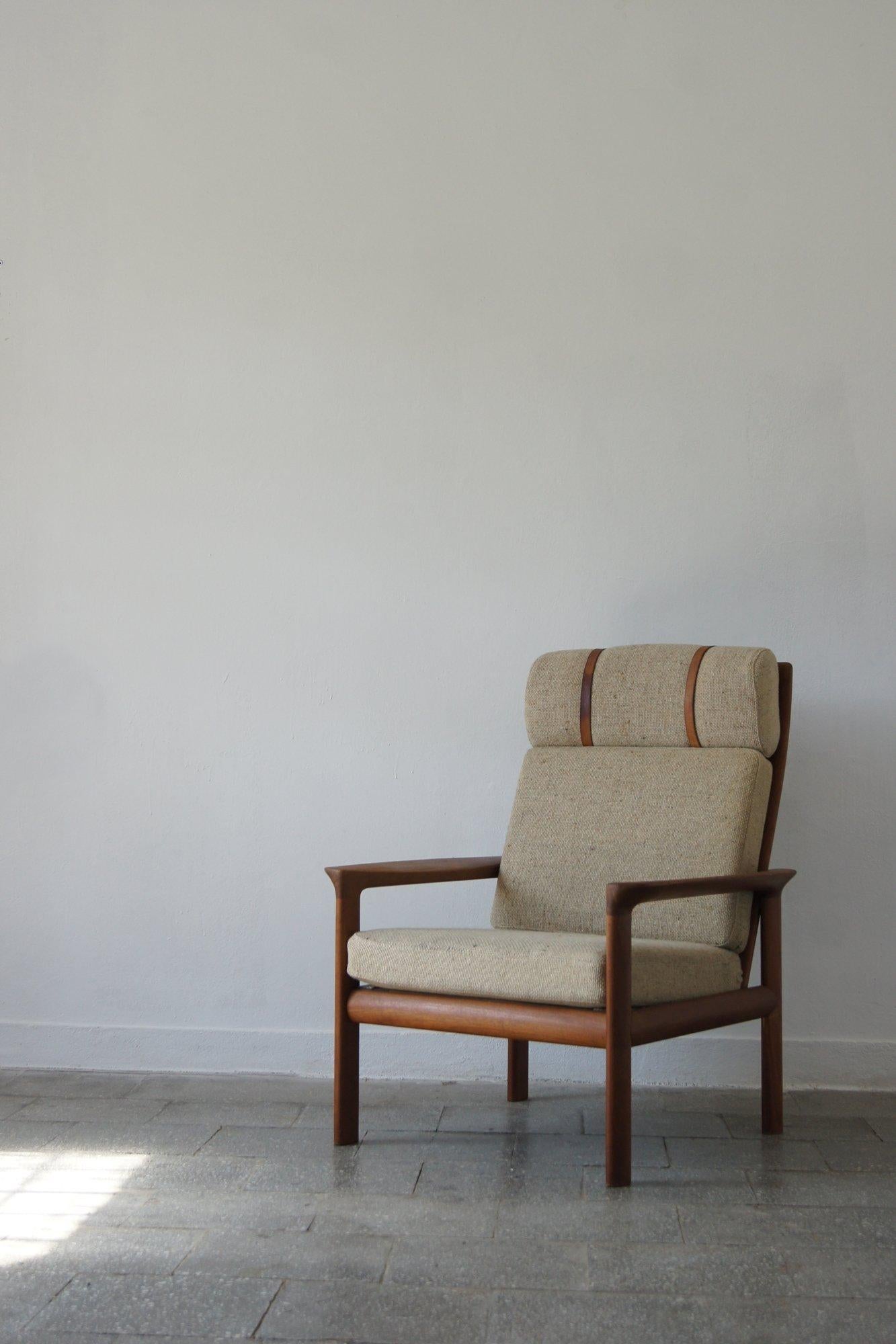 Teak Lounge Chair by Sven Ellekaer for Komfort, Denmark, 1960s In Good Condition For Sale In KUTNO, PL