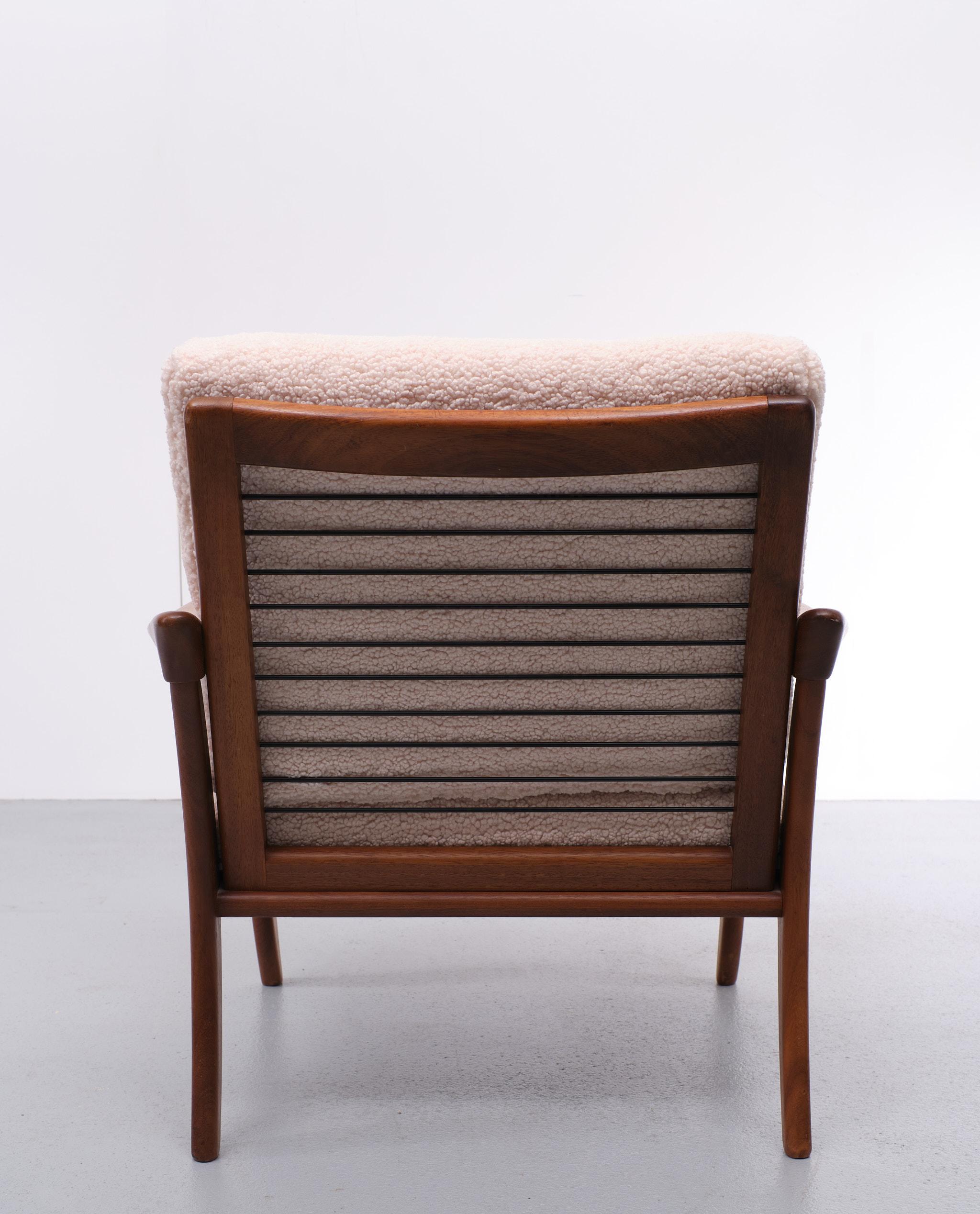 Teak Lounge Chair De Ster Gelderland 1950s Holland 1
