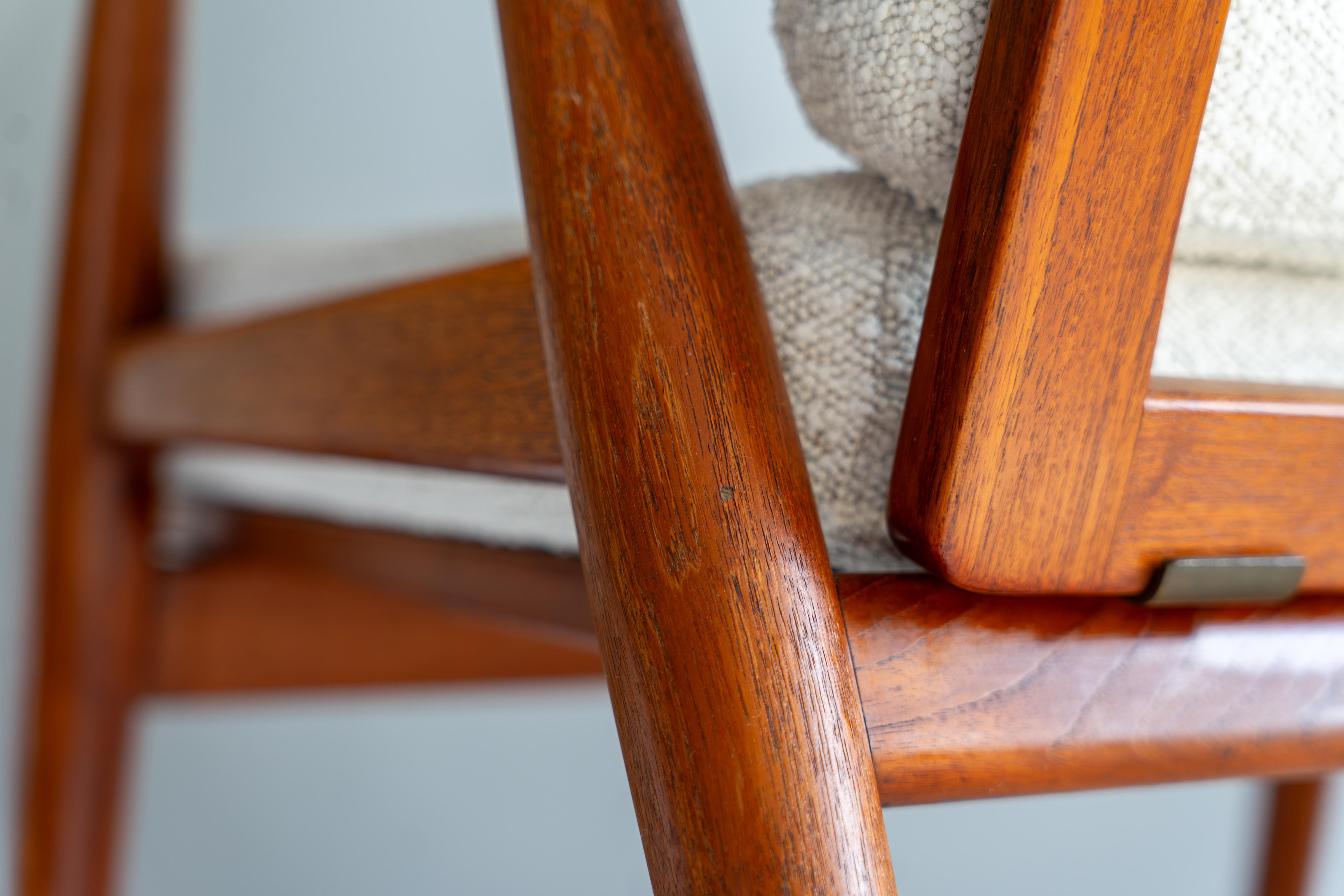 Teak Lounge Chairs by Hans Wegner for Getama GE-270, 1956 4