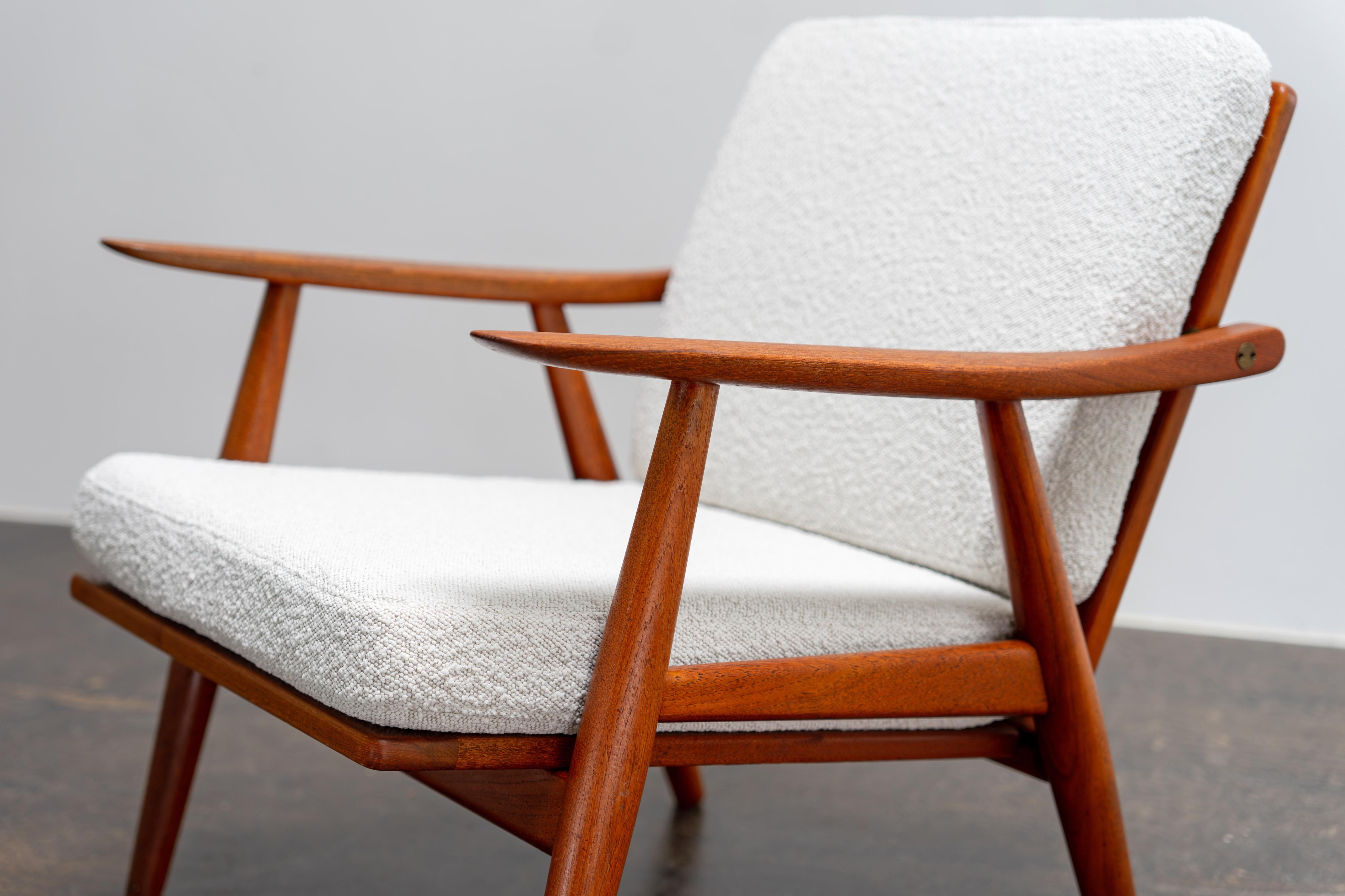 Teak Lounge Chairs by Hans Wegner for Getama GE-270, 1956 2
