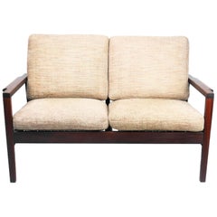 Vintage Teak Loveseat by RS Associates of Montreal