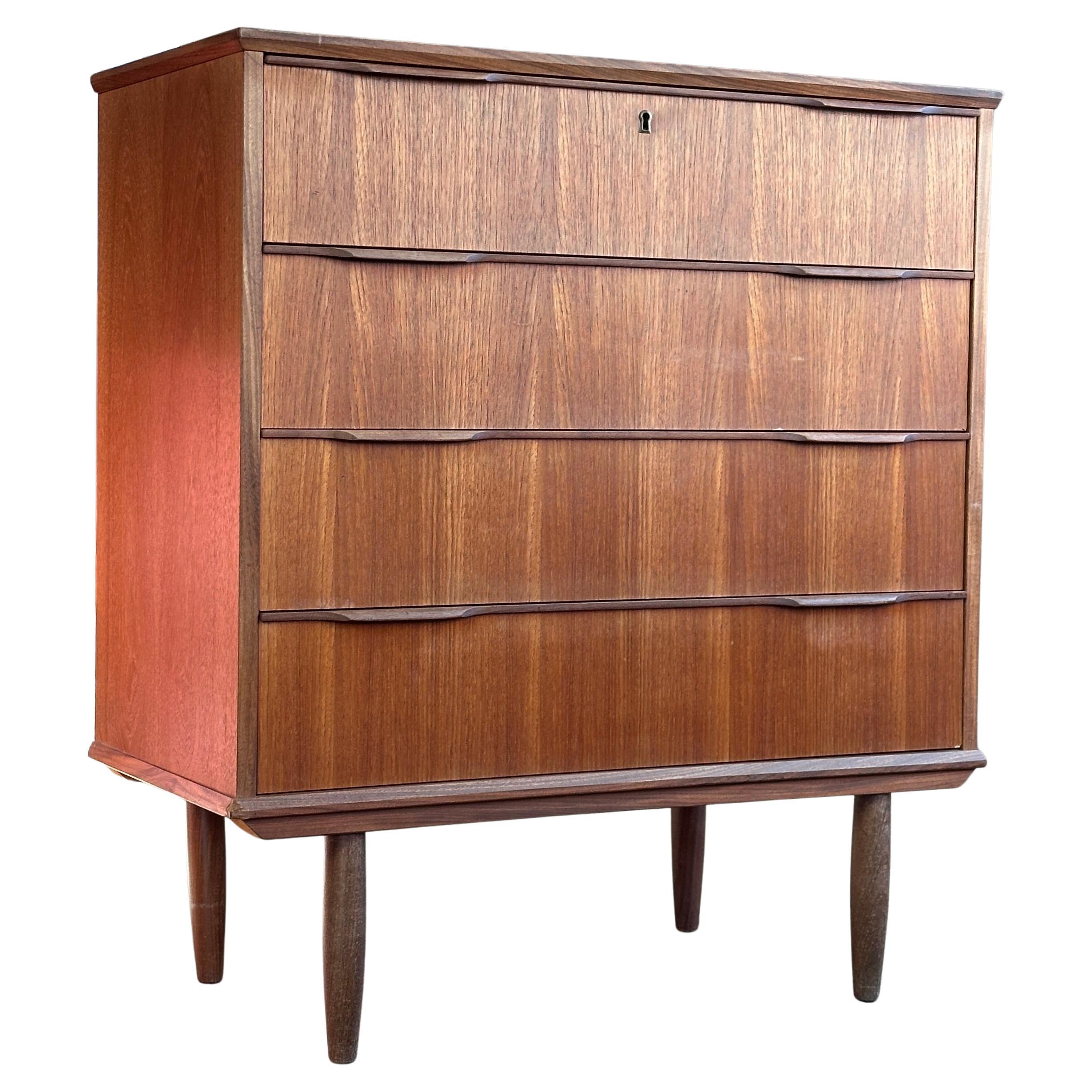 Teak Lowboy Dresser