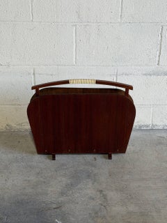 Teak Magazine Holder Danish Mid-Century Modern Vintage