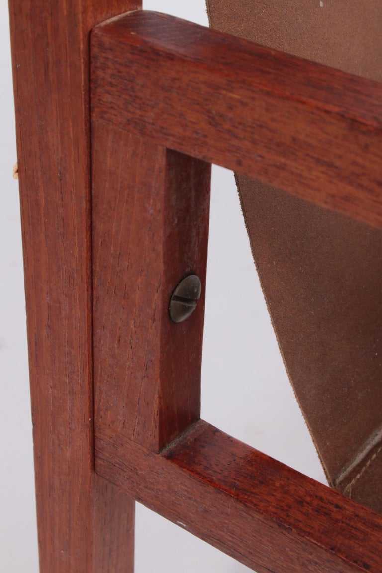 Teak Magazine Rack by Kai Kristiansen Published by Sika Mobler, 1960s ...